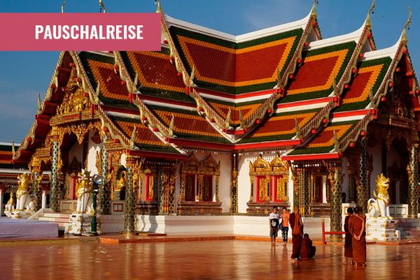 Winter Flug zum Paradies ECKE von THAILAND 