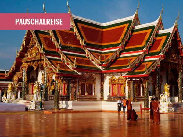 Winter Flug zum Paradies ECKE von THAILAND 